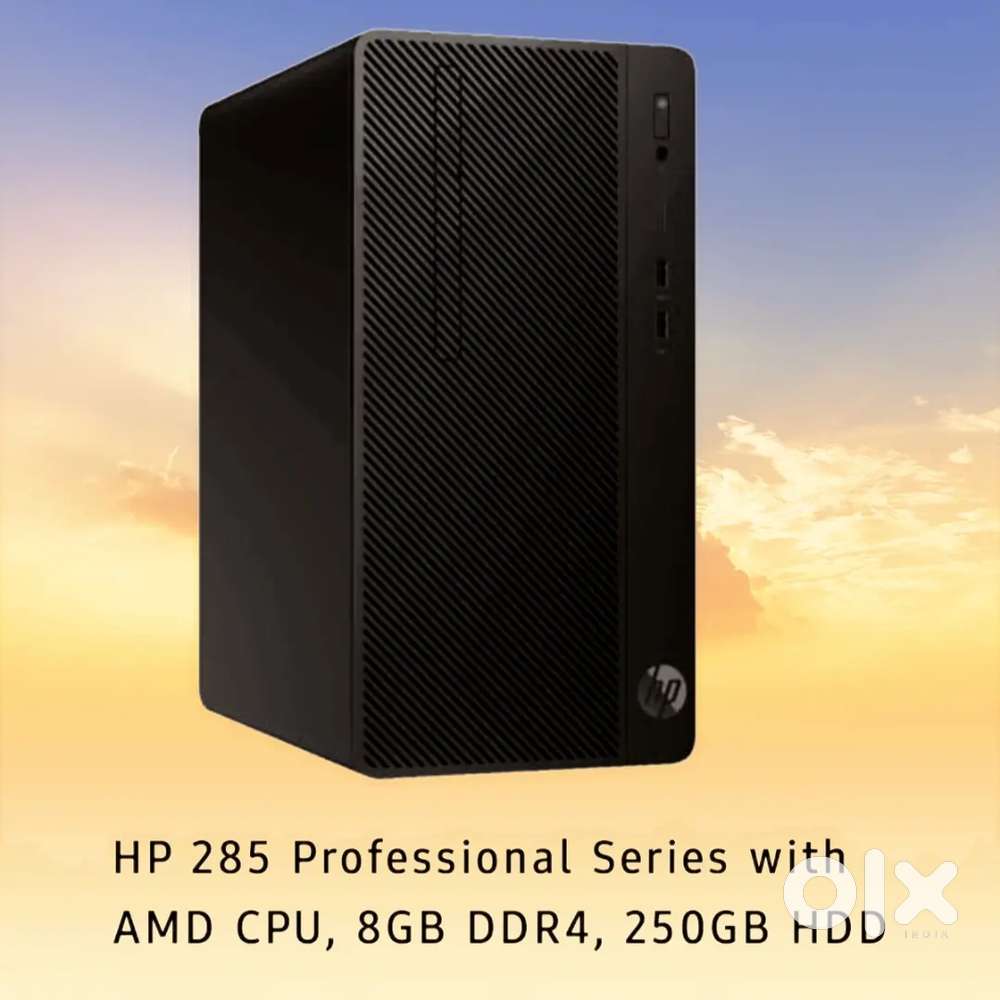 HP 285 Professional Desktops with AMD CPU 8GB DDR4 250GB HDD
