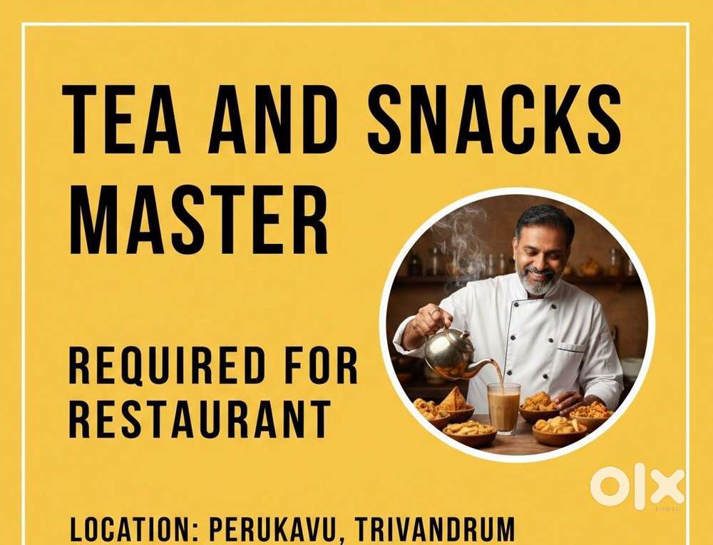Need tea and snacks masters