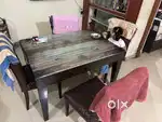 Dining table and chair