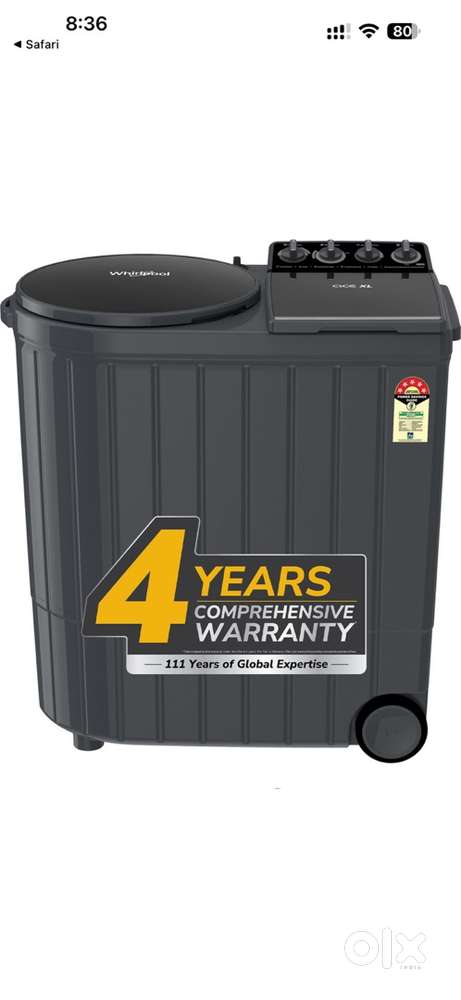 Whirpool excellent condition 11 kg machine