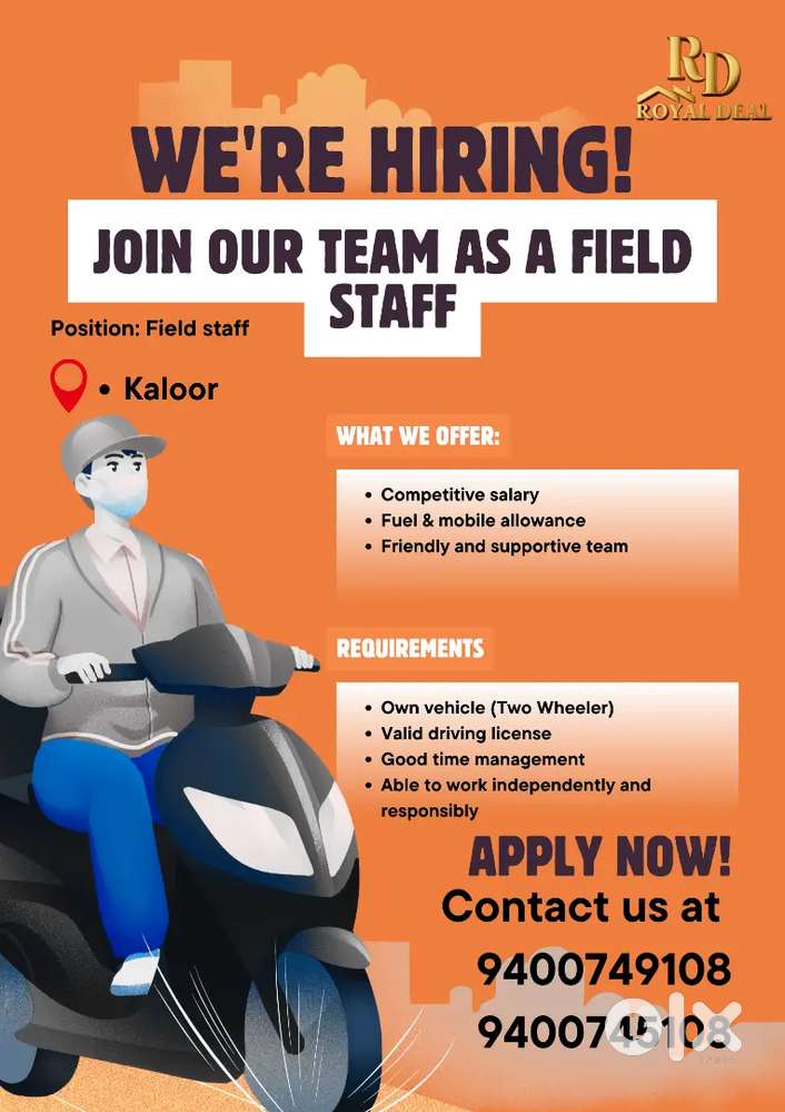 Need Field Staff