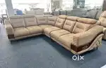 Comfort l shape sofa set in emi available Aliyar Arham Recliner