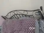 Iron bed with mattress size 4x6