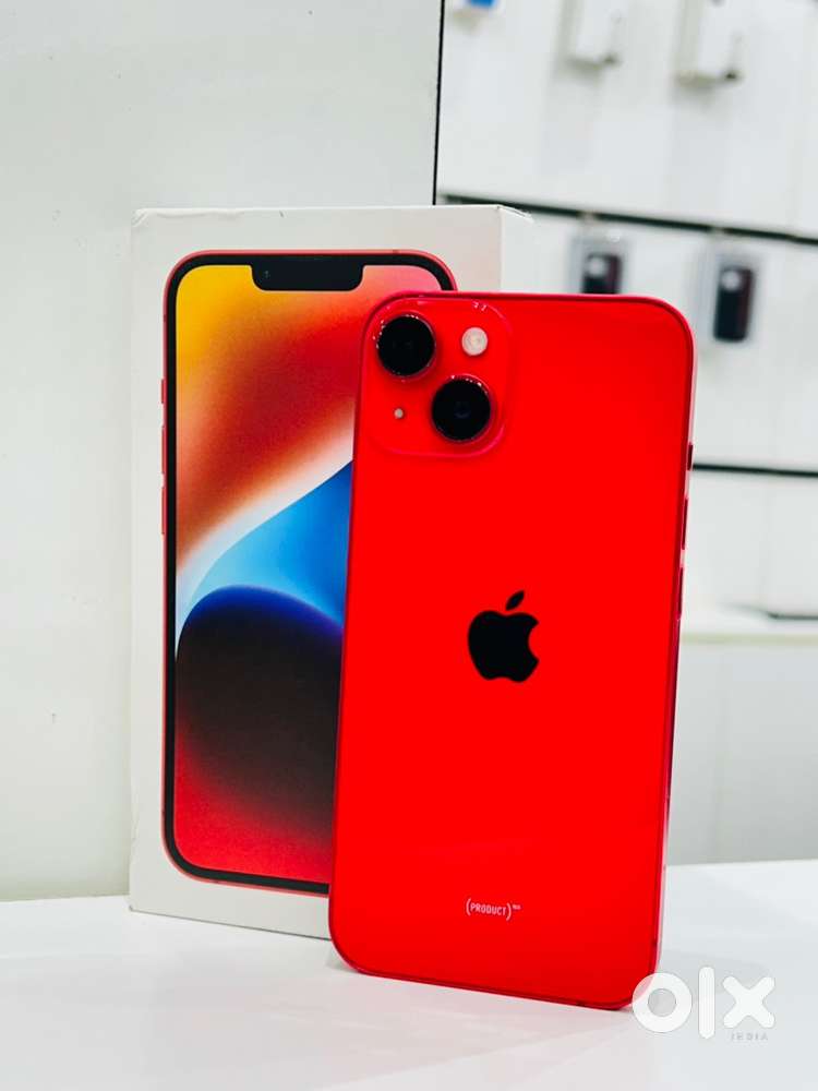 IPHONE 14-128GB RED COLOUR BATTERY 93% BEST OFFER BEST PRICE **