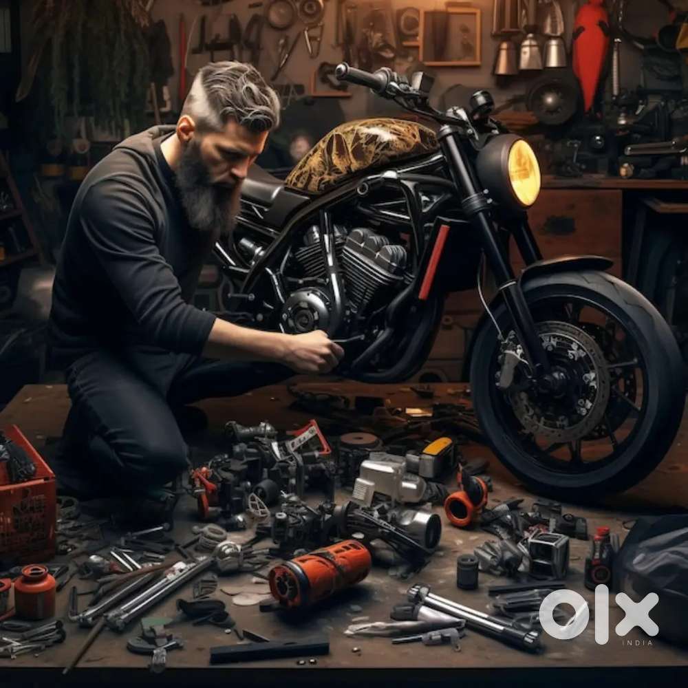 Bike repair man