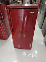 Red Samsung fridge