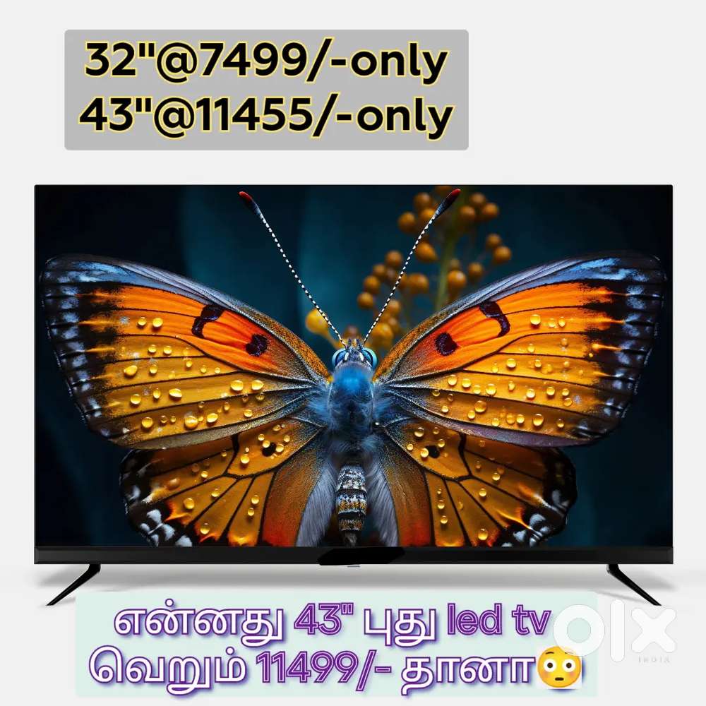 Mega offer_ 43 inch smart Android led tv @11444 call now&