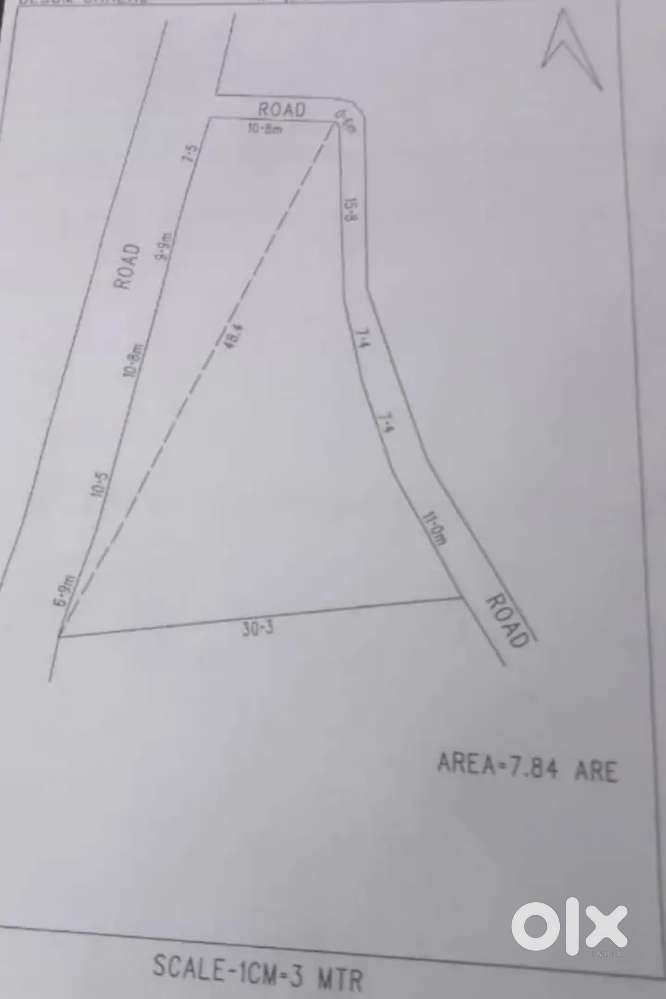 19 CENT COMMERCIAL PLOT - THALAP - KANNUR TOWN - 22 LAKH