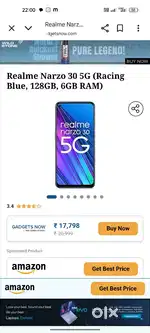 Realme narzo 30 5g 6 128