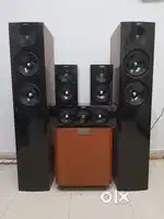 Jamo 5 Speakers and Wharfedale Subwoofer in excellent condition