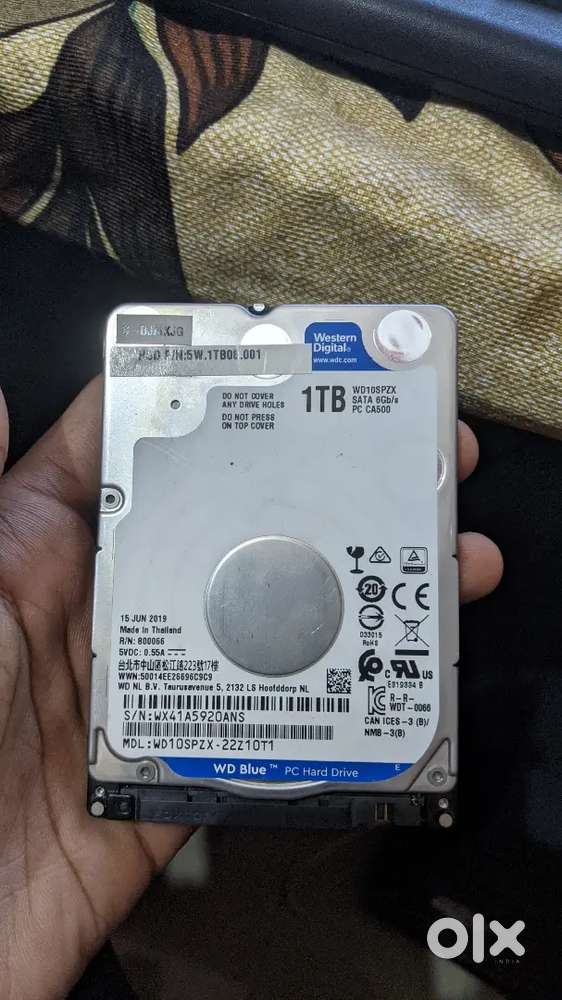 1 TB WD Blue HardDisk Best condition