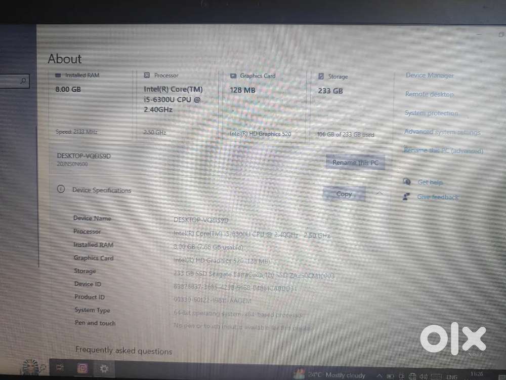 Lenovo ThinkPad edge model t470