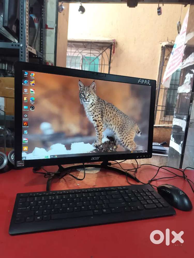 Acer all in one pc perfect working and new looking condition .