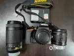 Nikon D3500 dslr camera 18-55mm 70-300mm dual lens canon sony