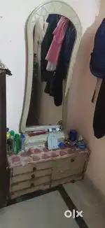 three seater sofa and Dresing table