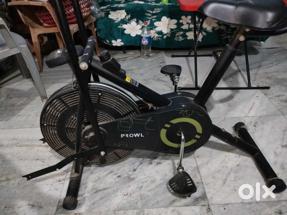 A brand new home exercise bicycle only one month old