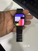 Apple watch series 7 stainless steel black
