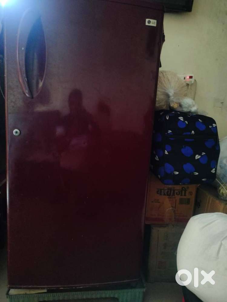 LG fridge cherry red colour