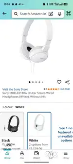 Sony wired headphones mdr zx 110