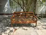 V.G. Teak Wood Sofa,  Teak wood Dining Table with 6 Teak Wood Chairs