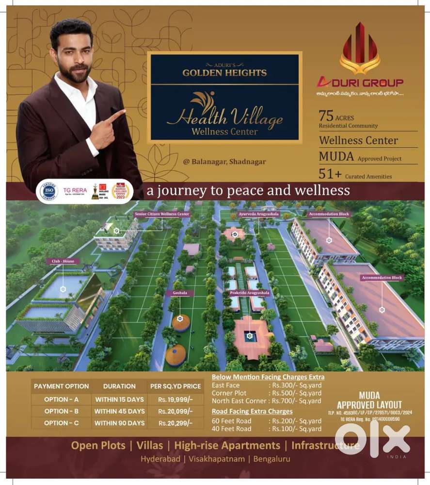 MUDA Approved Plots Near Shadnagar