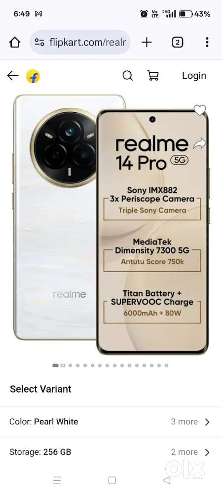 Realme 14 pro 8 128