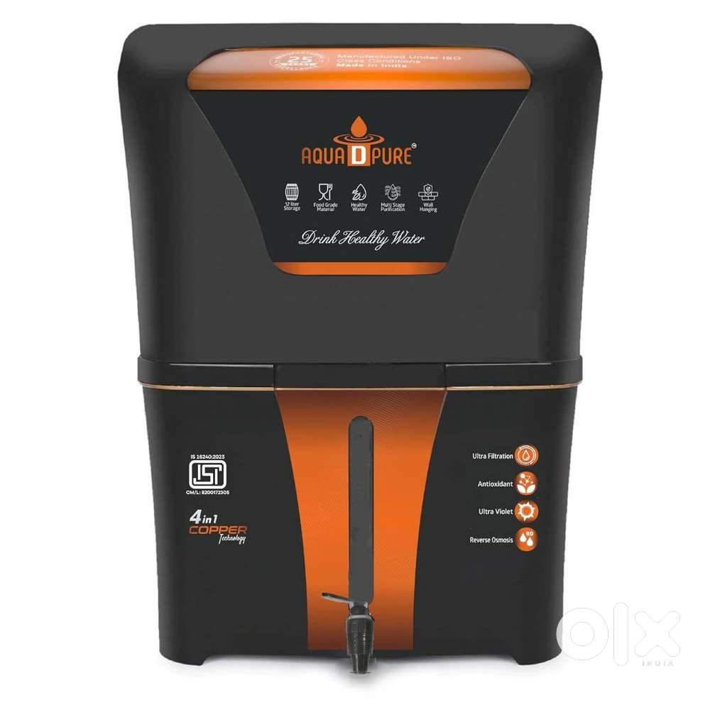 AQUA D PURE WATER PURIFIER - 1 YEAR OLD