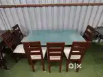 Stylish Wooden Dining Table for Rent