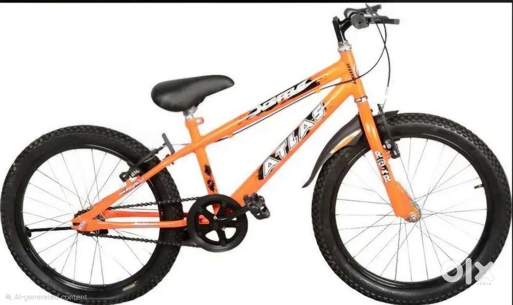 Orange Atlas Mettle Bicycle

'No' Gears