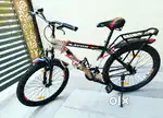 Black City Cycle with Inbuilt Carrier