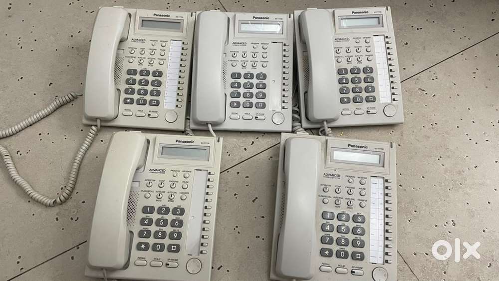 Five Panasonic landline phones - Excellent condition  Best price