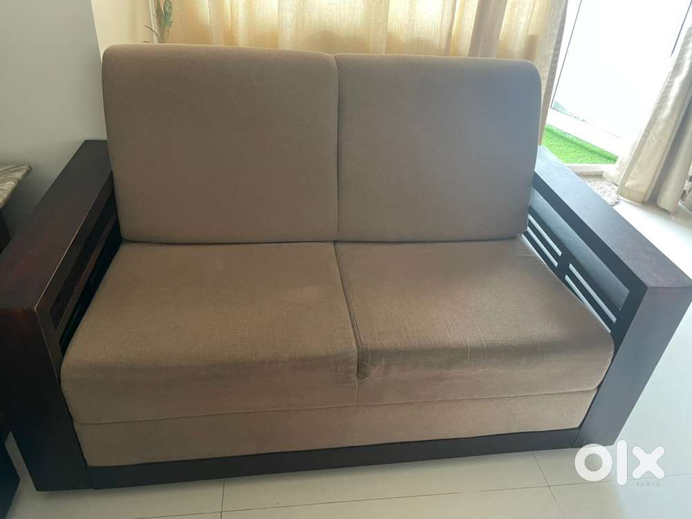 2x2 Mahogany Sofa Set