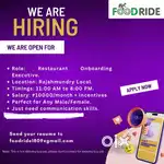 Restaurant onboarding executive