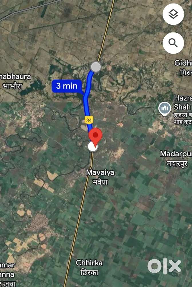 9.5 Beegha Land for Sale at NH34, 7 KM from Bundelkgand Expy