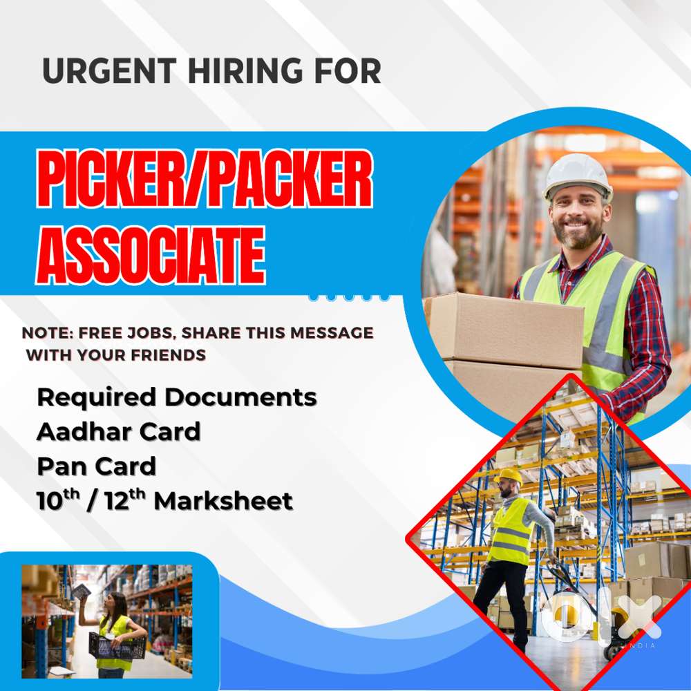 Hiring for Warehouse Picker Packer in Mohali