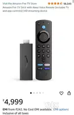 I want to sale Amazon Fire TV Stick in newly condition