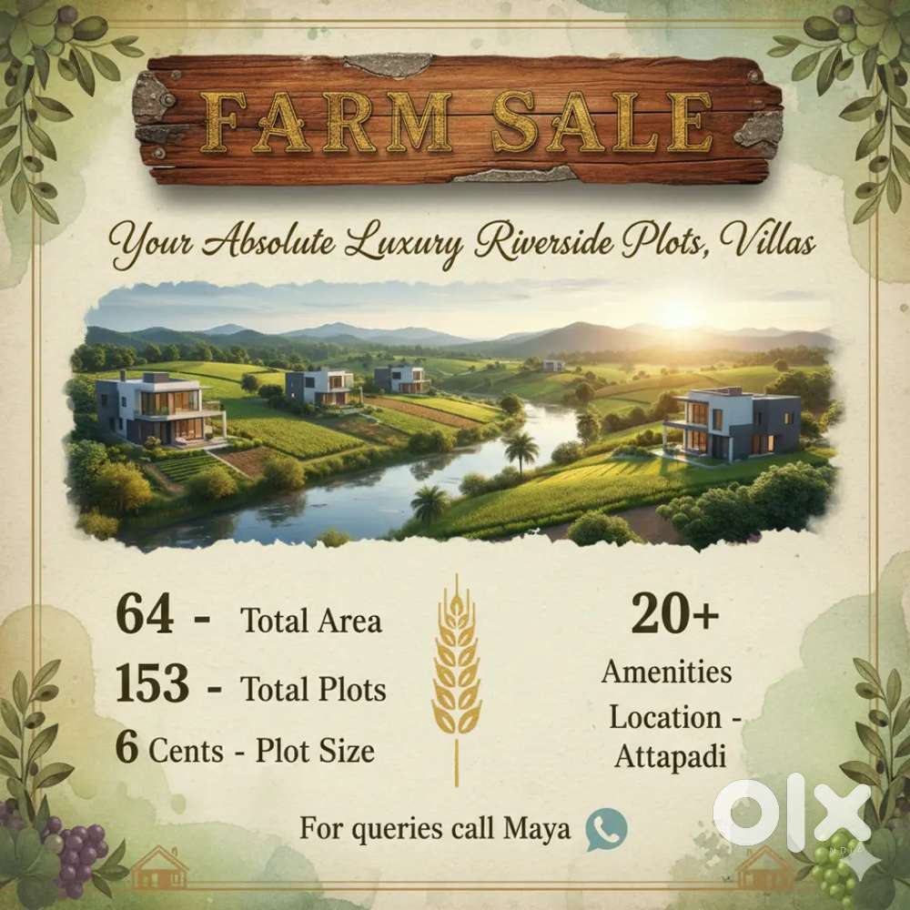Farm villa and plot sale