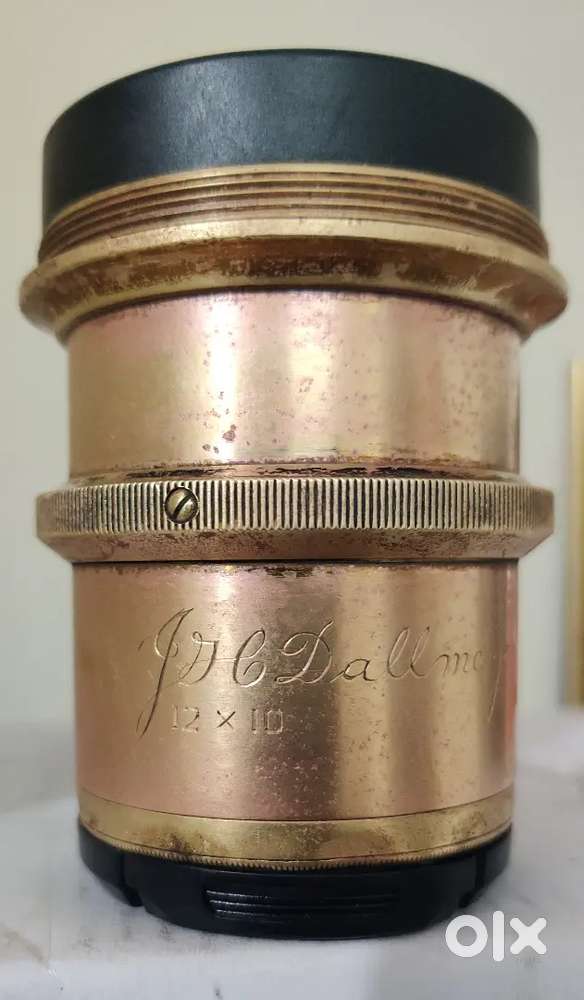 DALLMEYER London BRASS LENS, CARL ZEISS 180mm f4.5 LARGE FORMAT LENS