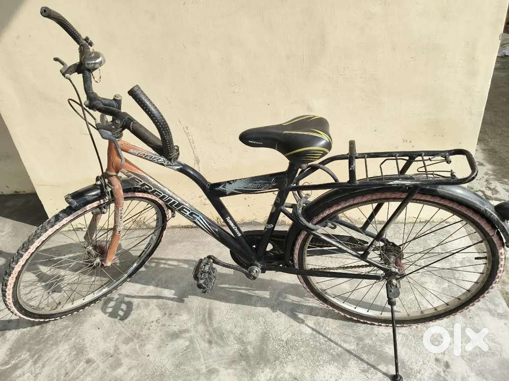 Hercules sparx bicycle red and orange colour