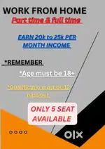 Five seat available