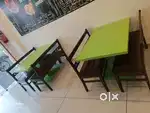 2 Restaurant Table and 4 Benches