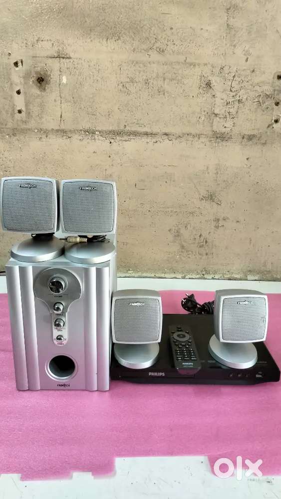 Philips dvd player & Frontech 4.1 Home theater in good condition