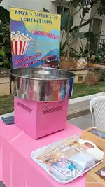 Popcorn, Chocolate Fountain and Cotton Candy