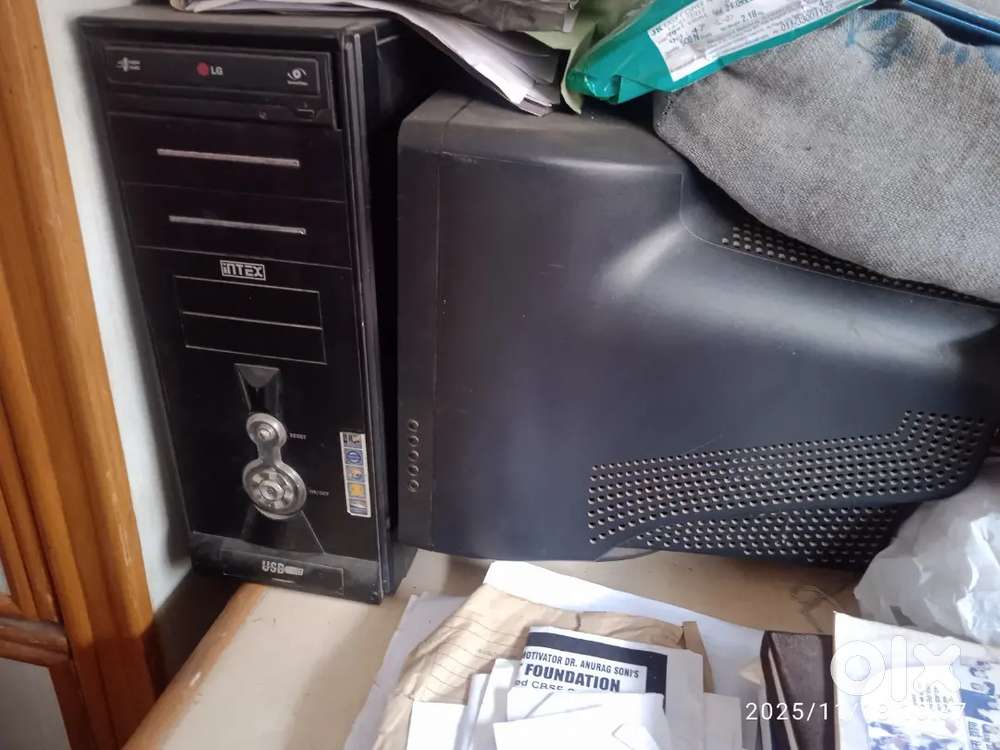 Old desktop with cpu