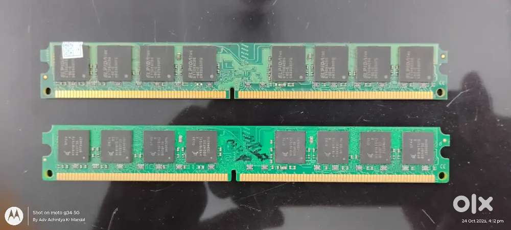 2 x 2 GB = 4GB Desktop RAM for Sale