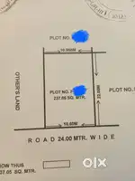 80ft road plot in sushant city f block