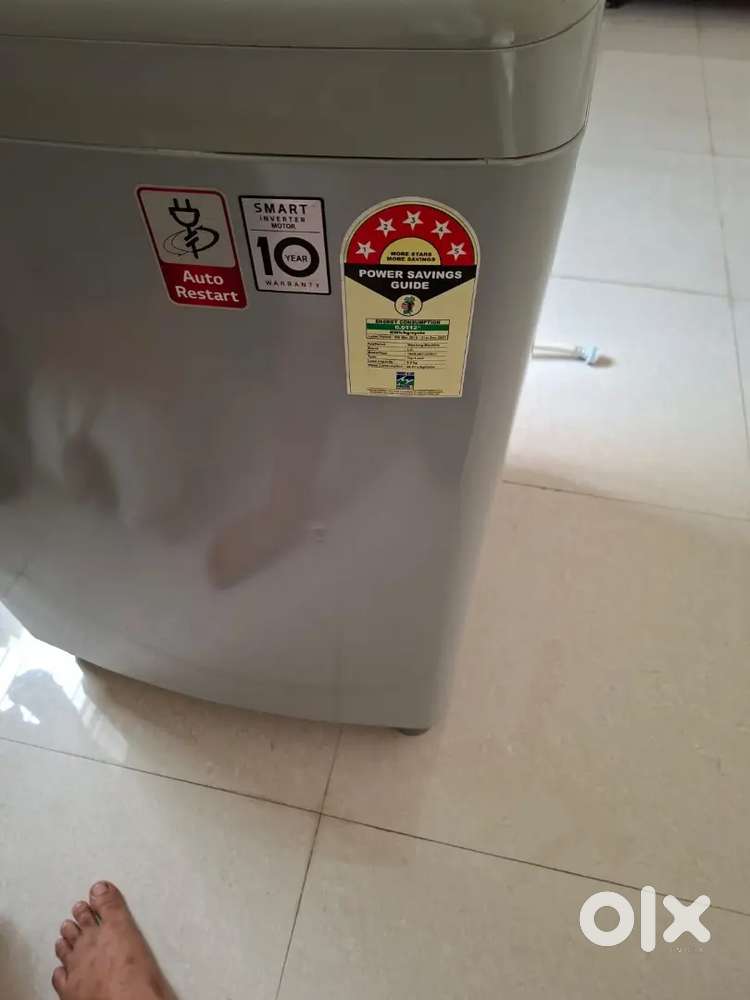 LG 9kg invertor top load washine machine