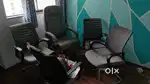 Chairs, receptionist table and file storage for sale