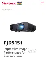 View sonic pjd 5151 projector -(New) - Mrp - 24k,selling for just 15k
