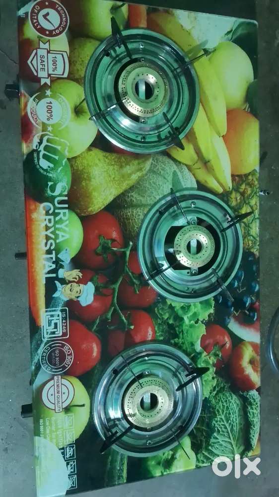 3 burner stove